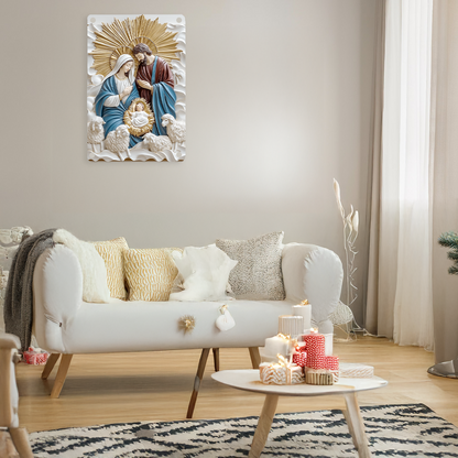 Shineful 2D Metal Sign Holy Family Blessings