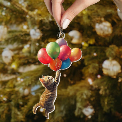 Shineful Acrylic Ornament Balloon Cat