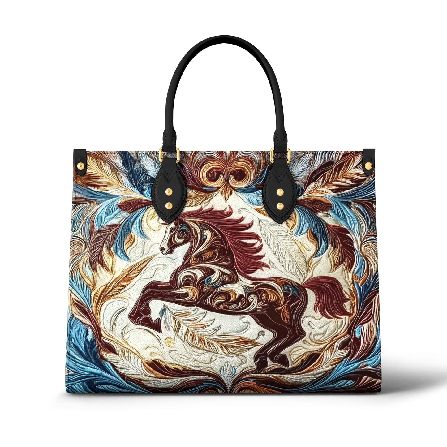 Sac en cuir brillant Native Horse Spirit