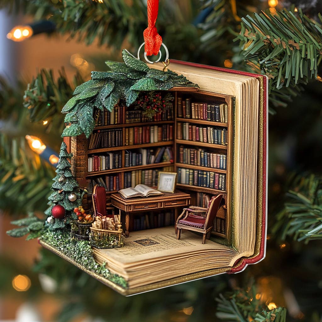 Shineful 2D Acrylic Ornament Miniature Library