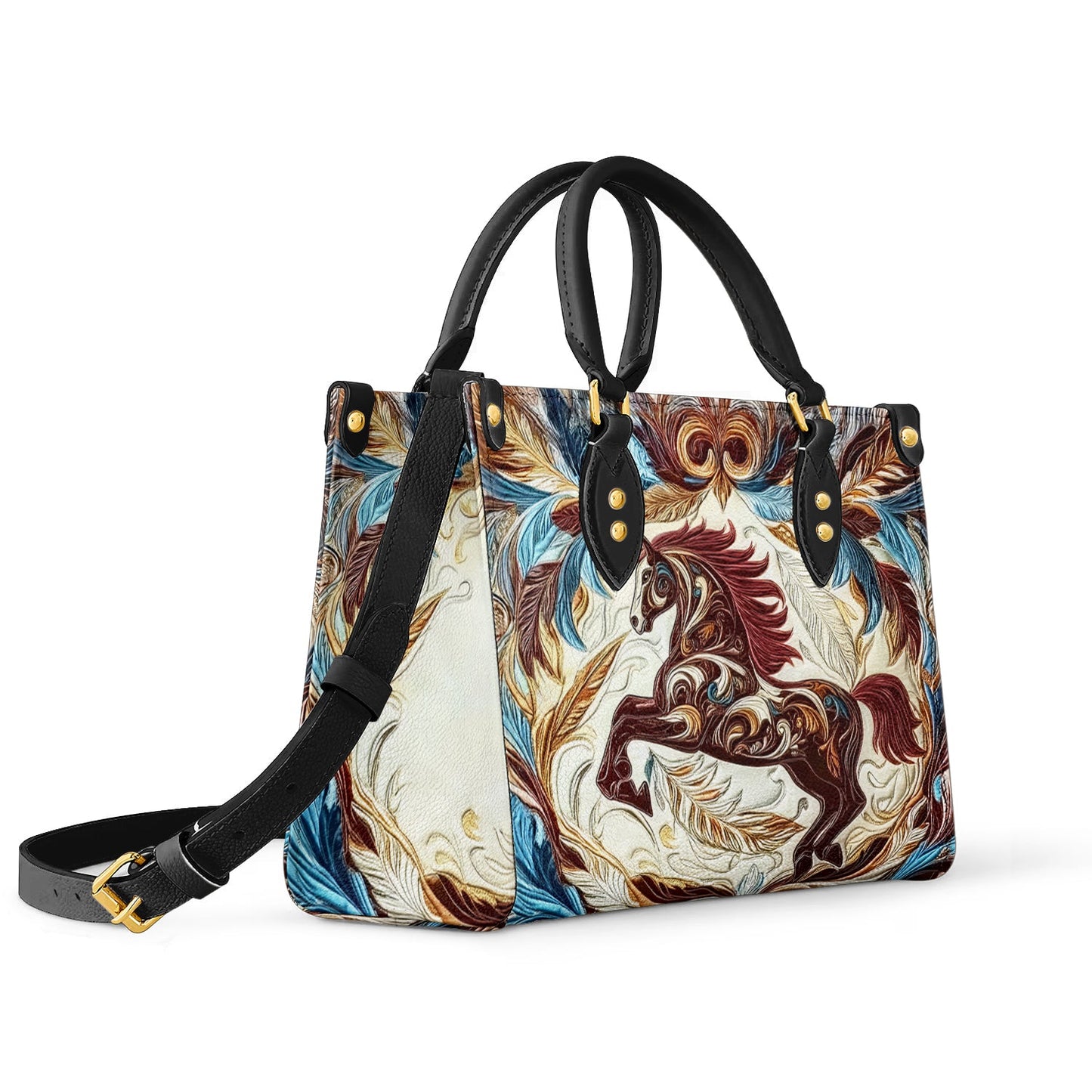 Shineful Leather Bag Native Horse Spirit