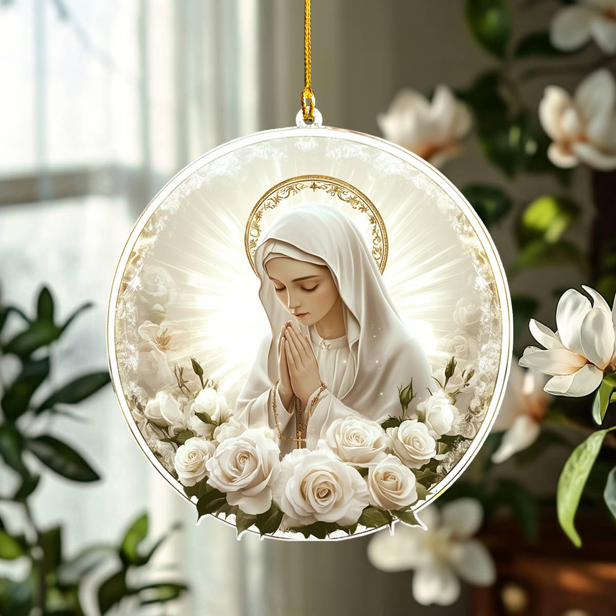 Shineful 2D Acrylic Ornament Peace and Faith