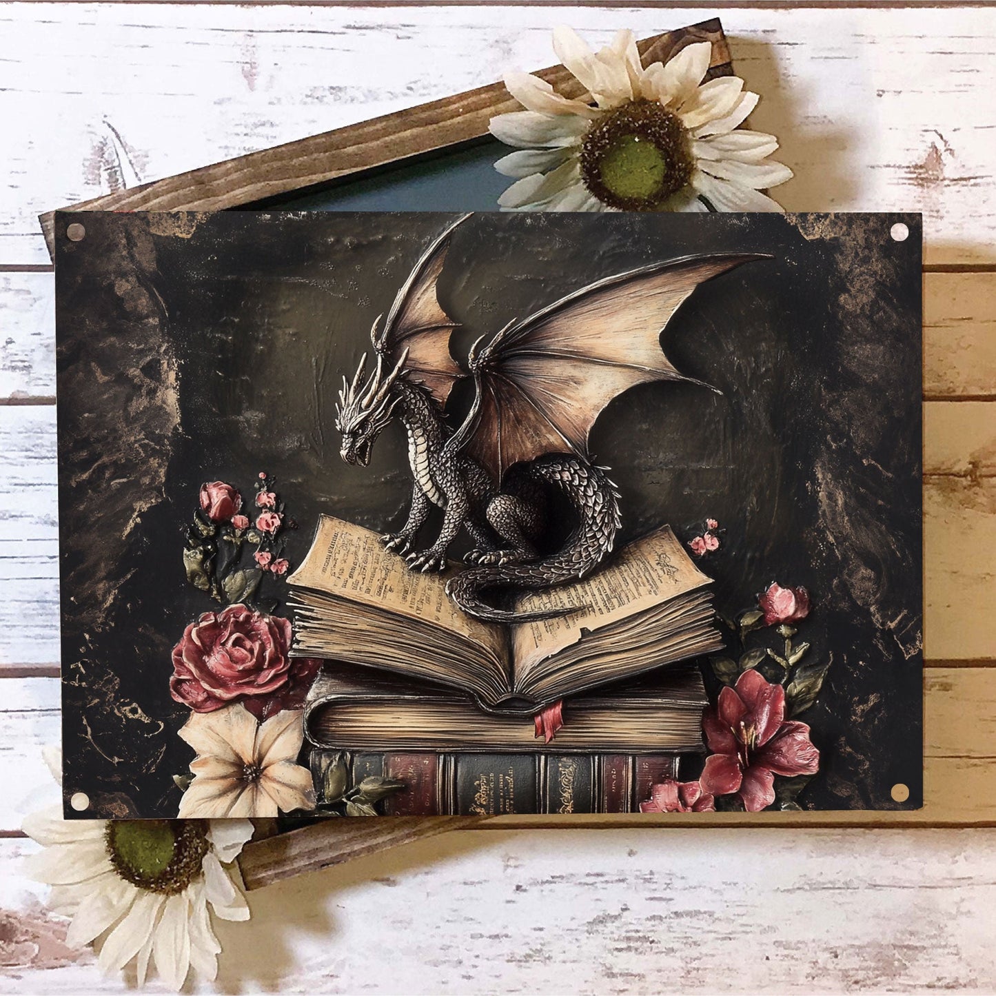 Shineful 2D Metal Sign Dragon's Wisdom