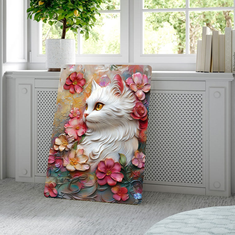 Shineful 2D Metal Sign Catty Bloom