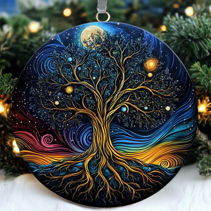 Shineful 2D Acrylic Ornament Cosmic Tree Of Life