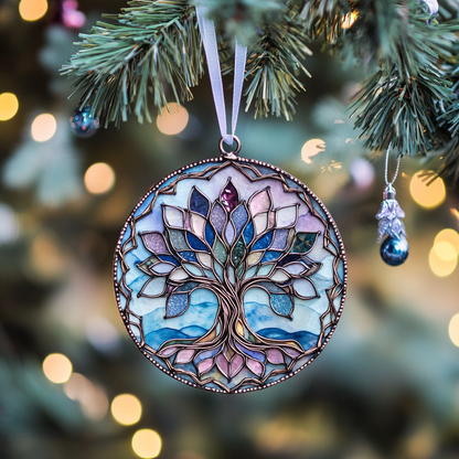 Shineful 2D Acrylic Ornament - Stained Glass Tree of Life