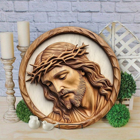 Shineful 2D Wooden Plaque, Hanging Decor, Door Sign Divine Sacrifice