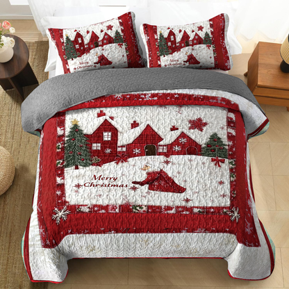 Shineful All Season Quilt 3-Piece Set - Christmas