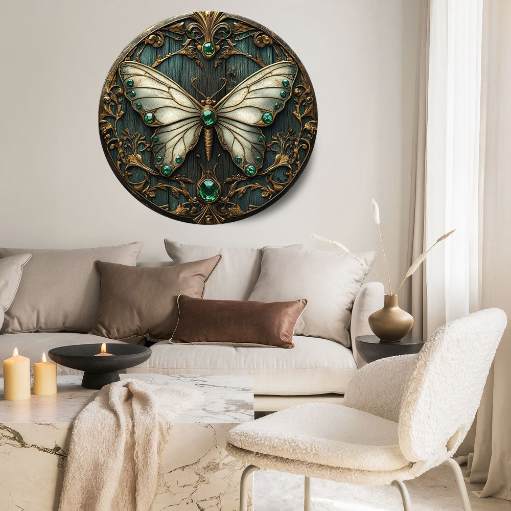 Shineful 2D Metal Sign Charming Butterfly