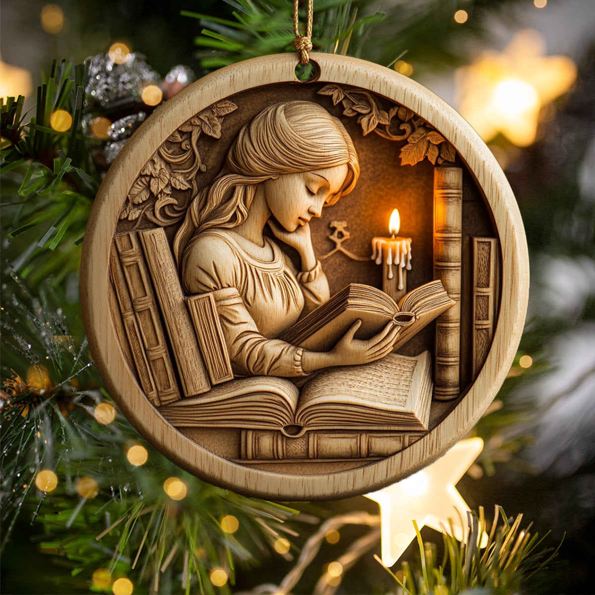 Shineful 2D Acrylic Ornament Woodland Reader Charm