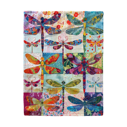 Shineful Fleece Blanket Dragonfly Harmony