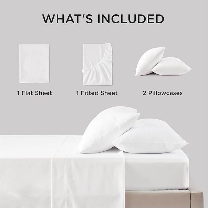 Shineful 4-Piece Bed Sheet Set Holiday Harmony