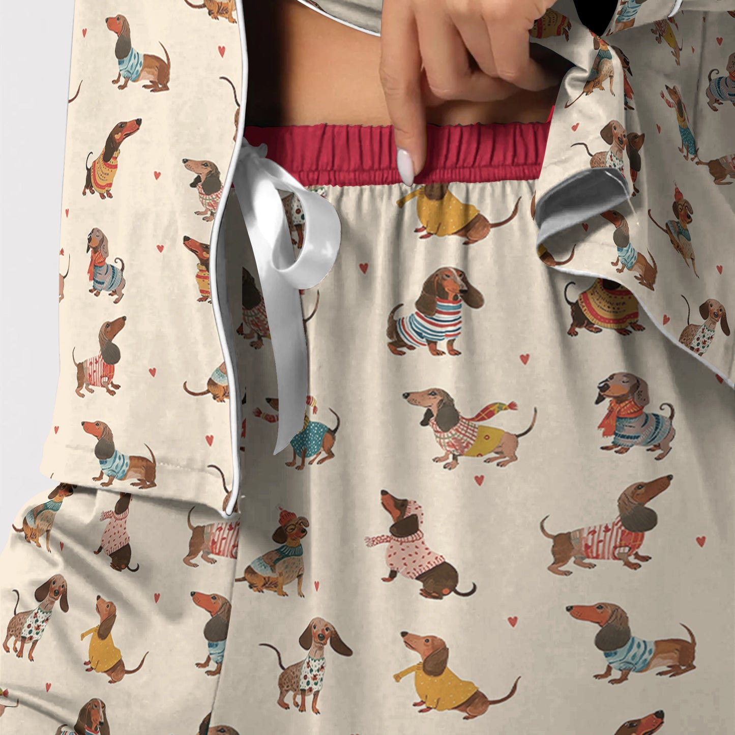 Shineful Pajama Top and Pants Dachshund Style Wiener