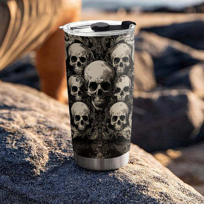 Shineful 20oz Tumbler - Gothic Skull Majesty