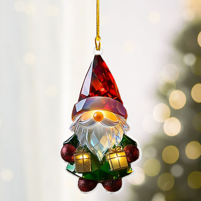 Shineful 2D Acrylic Ornament - Crystal Christmas