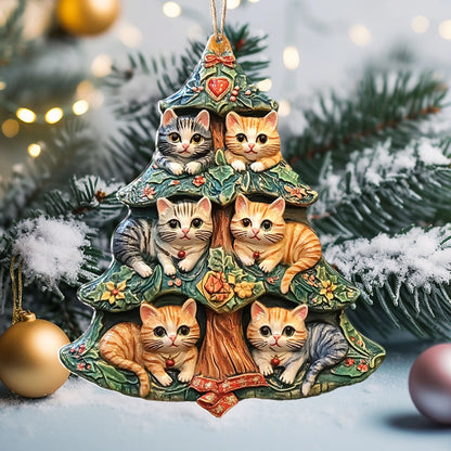 Shineful 2D Acrylic Ornament Purr-fect Holiday