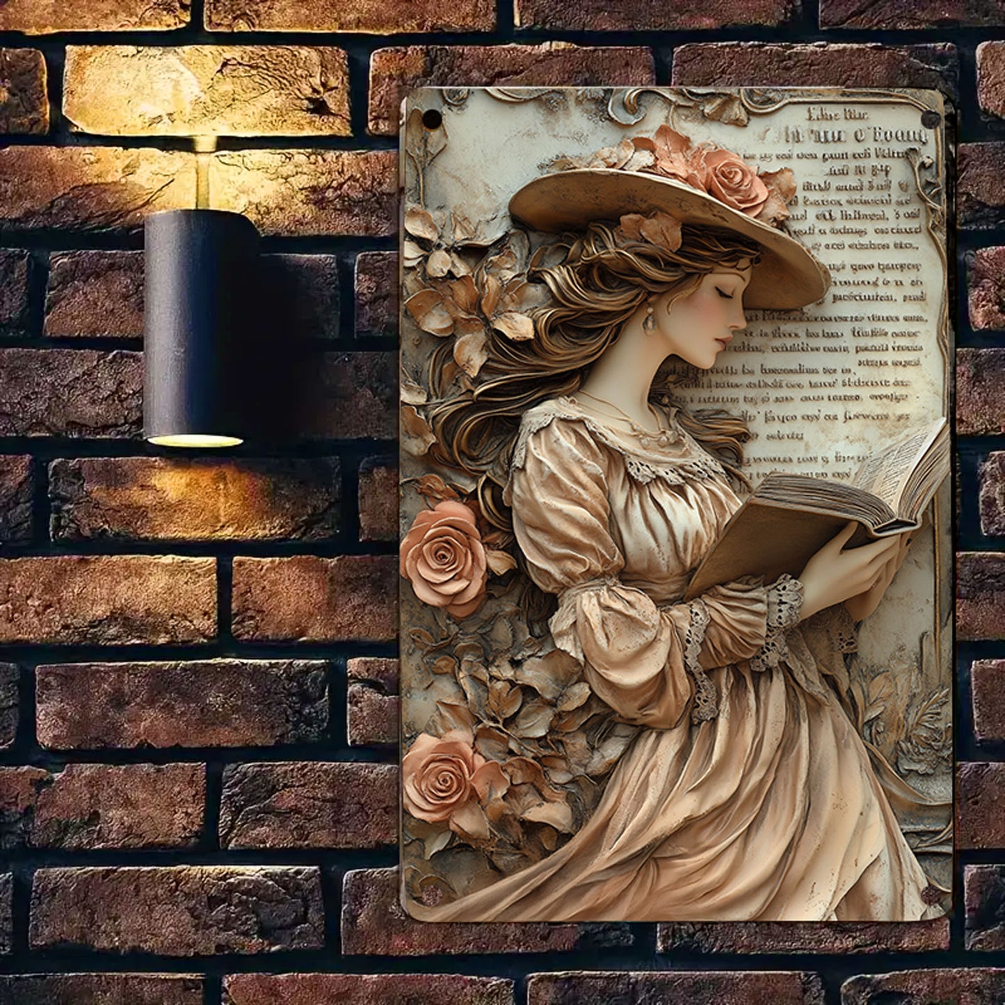 Shineful 2D Metal Sign Love Reading