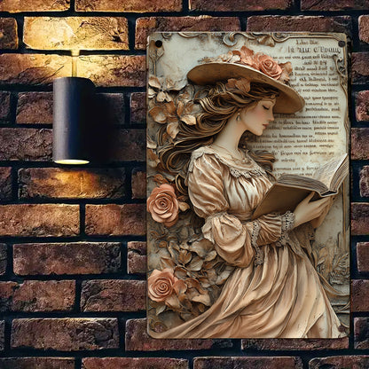 Shineful 2D Metal Sign Love Reading