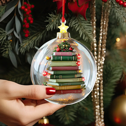 Shineful 2D Acrylic Ornament Literary Wonderland Globe