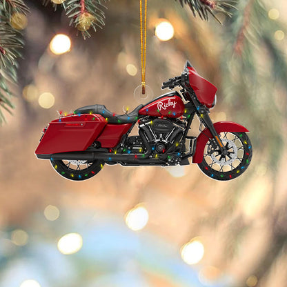 Shineful 2D Acrylic Ornament - Personalized Biker Spirit Collection