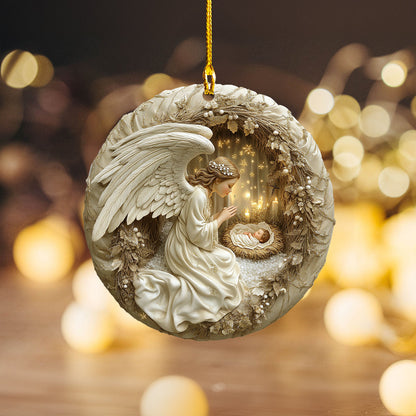 Shineful 2D Acrylic Ornament - Christmas Angel