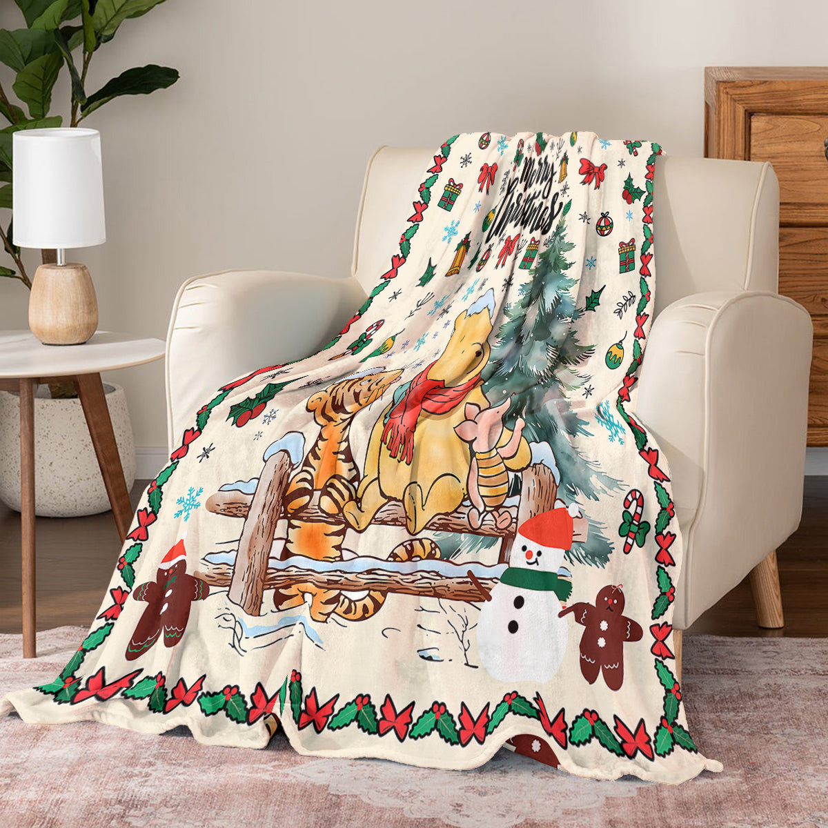 Shineful Fleece Blanket Winnie And Friends