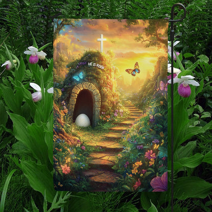 Shineful Garden Flag 12" x 18" Hopeful Sunrise Path