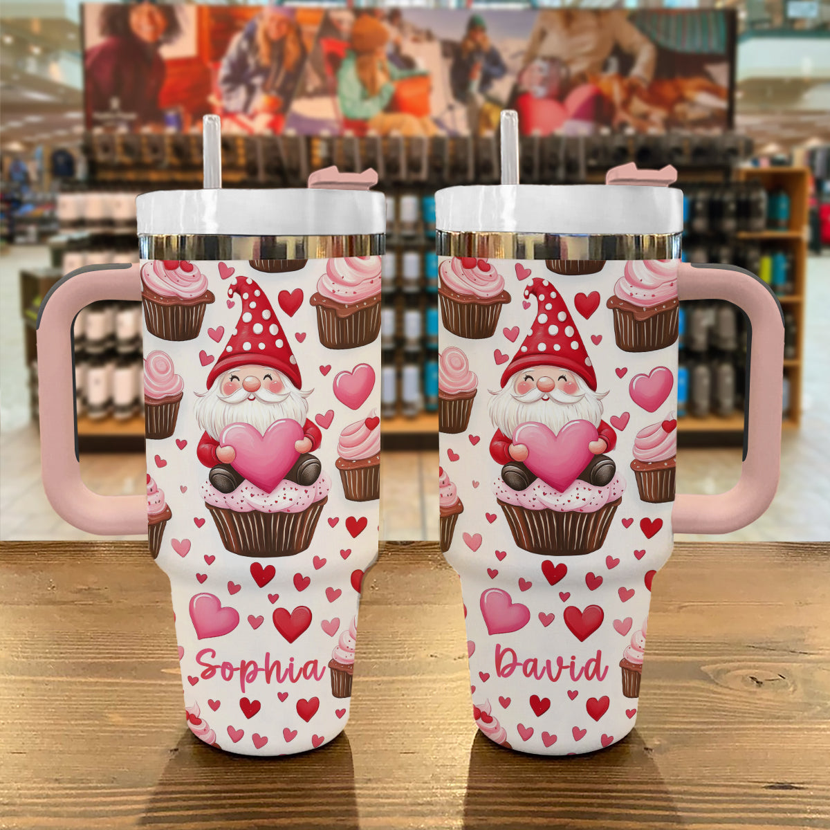 Shineful Personalized Tumbler Couple Valentine