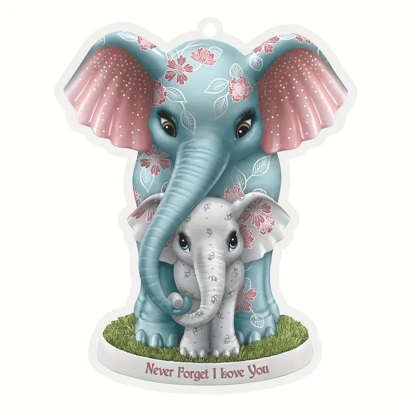 Shineful 2D Acrylic Ornament - Pack Discount Christmas Elephant