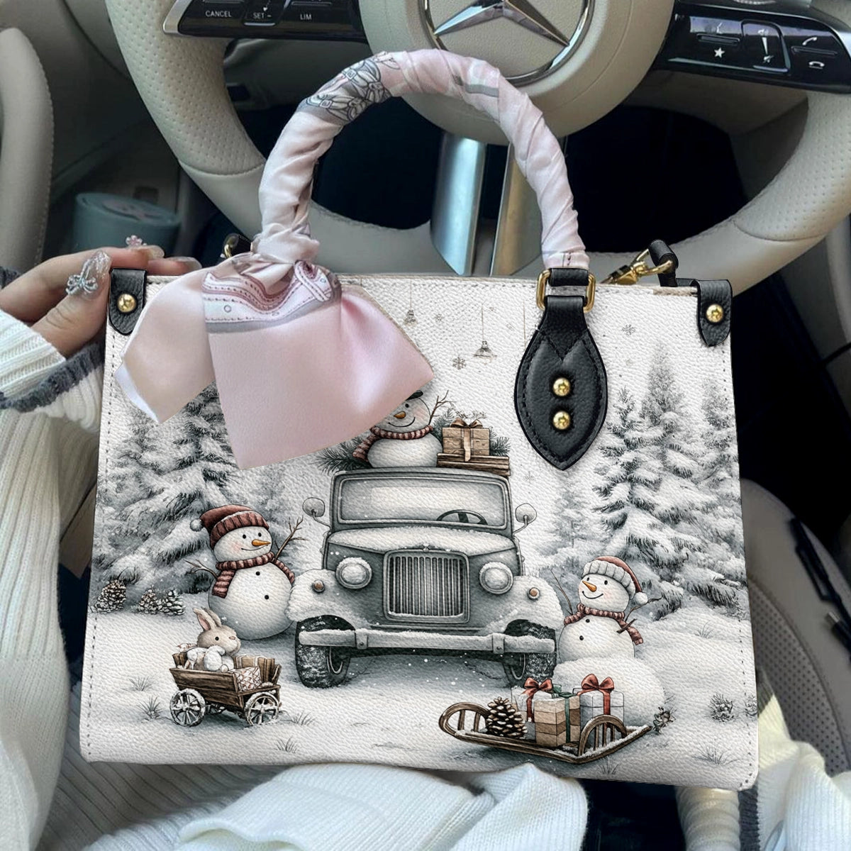 Shineful Leather Bag Snowman's Holiday Haul Christmas