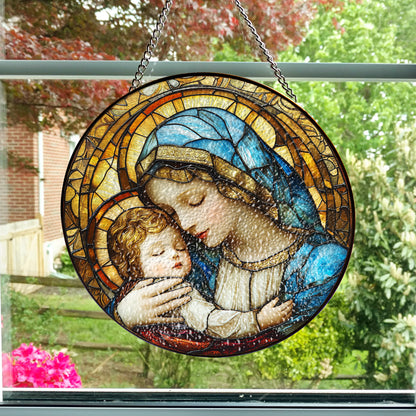 Shineful Stained Glass Suncatcher Graceful Embrace