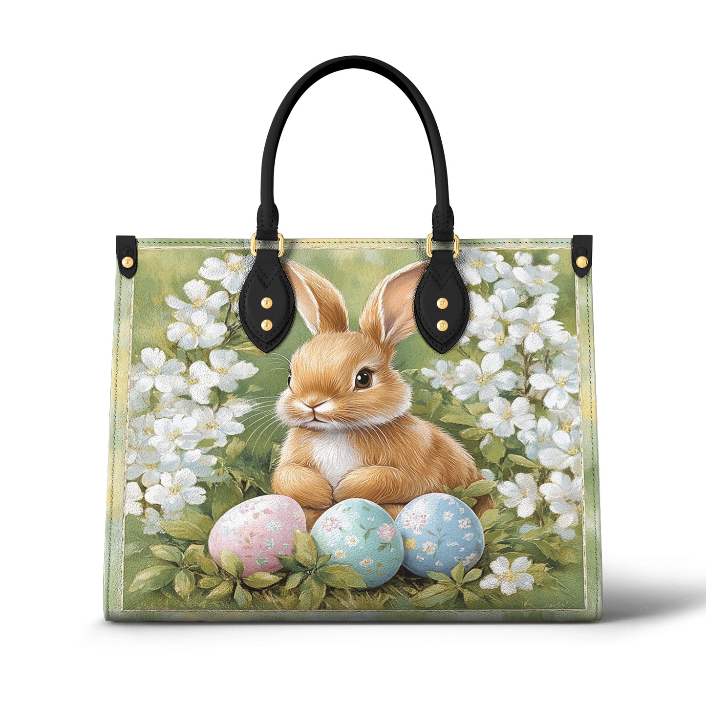 Shineful Leather Bag Springtime Bunny