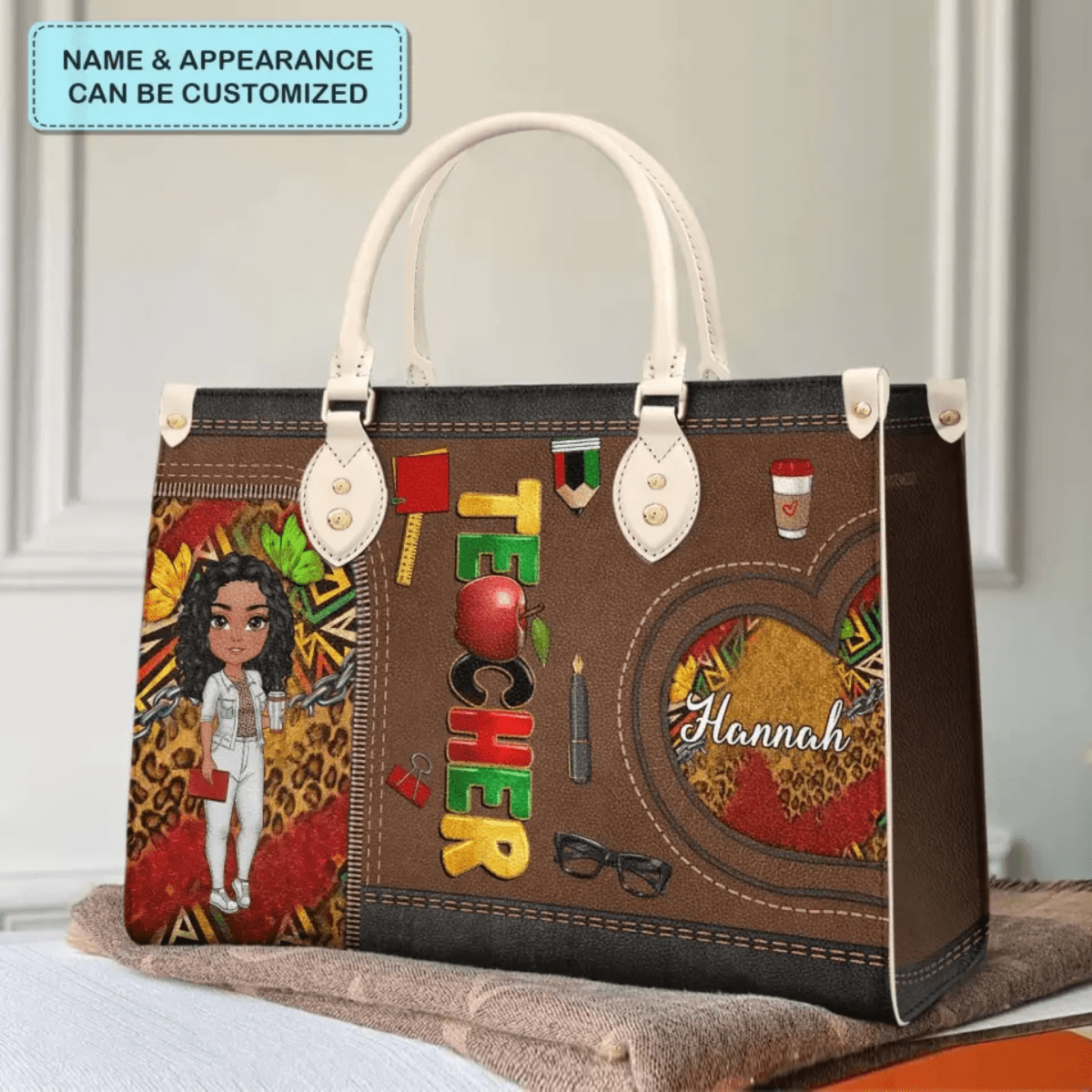 Teacher Shineful® Personalized Bag Juneteenth Lv01