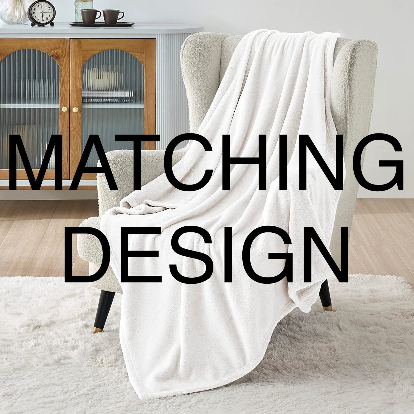 Matching Design Fleece Blanket (50" x 60")