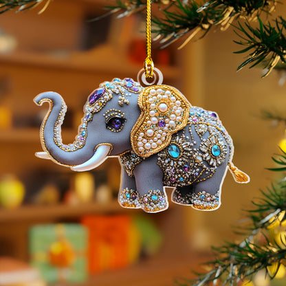 Shineful 2D Acrylic Ornament Twinkling Elephant