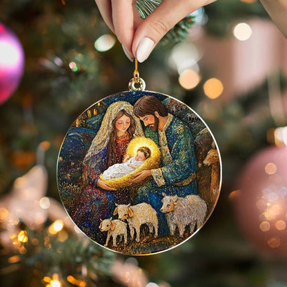 Shineful 2D Acrylic Ornament Sacred Christmas Nativity