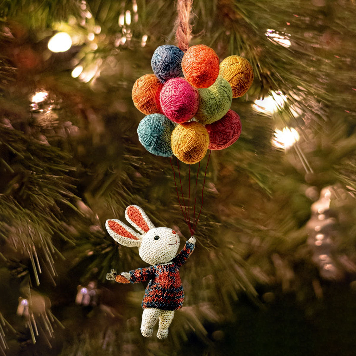 Shineful Acrylic Ornament Bunny Balloon