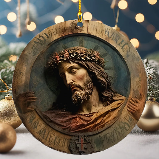 Shineful 2D Acrylic Ornament Christ Sacred Suffering