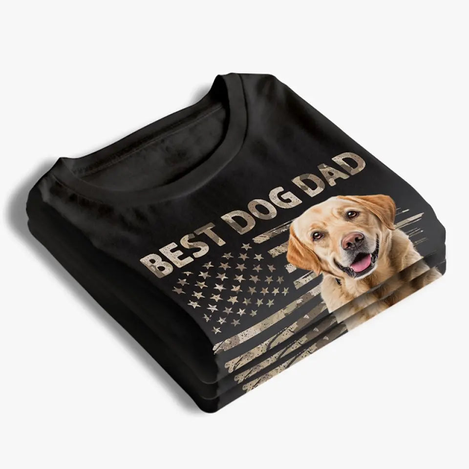 Shineful Custom Photo Custom Photo Ultimate Dog Dad - Personalized Unisex T-Shirt