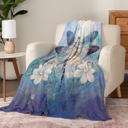 Shineful Fleece Blanket Crystal Wings Symphony