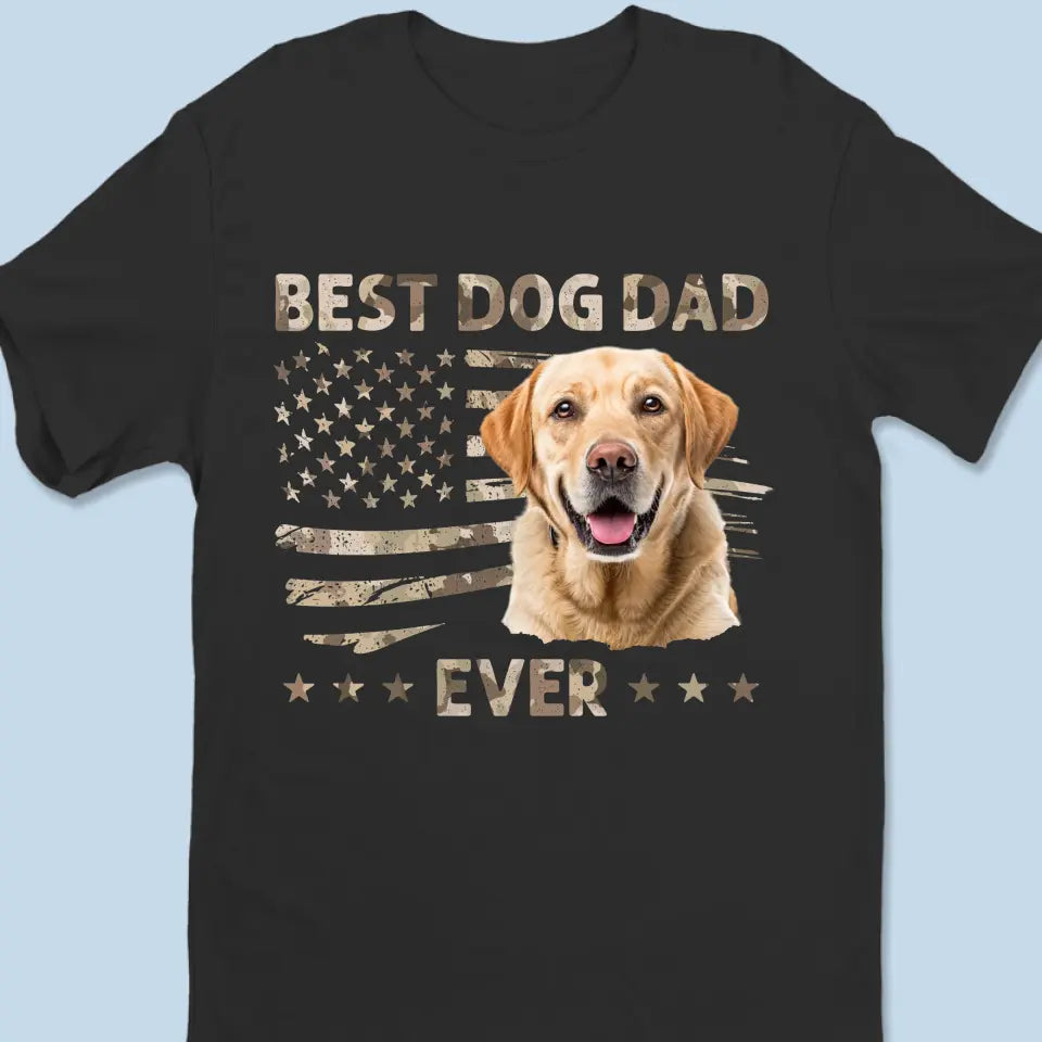 Shineful Custom Photo Custom Photo Ultimate Dog Dad - Personalized Unisex T-Shirt