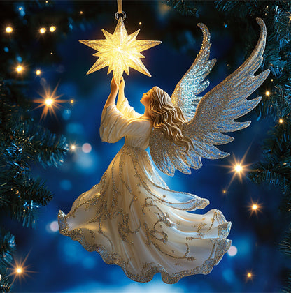 Shineful 2D Acrylic Ornament - Starry Angel