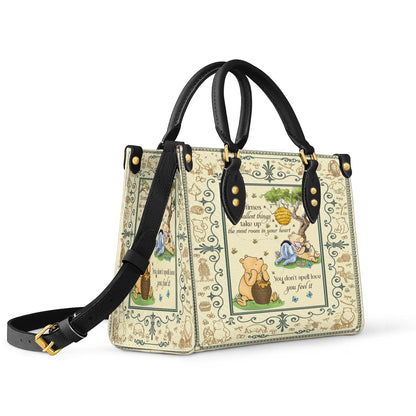 Shineful Leather Bag Winnie the Pooh Cozy