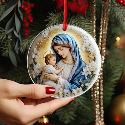 Shineful 2D Acrylic Ornament - Holy Mother and Child Christmas