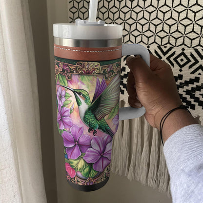 Shineful Tumbler Floral Kolibri Edelstahl