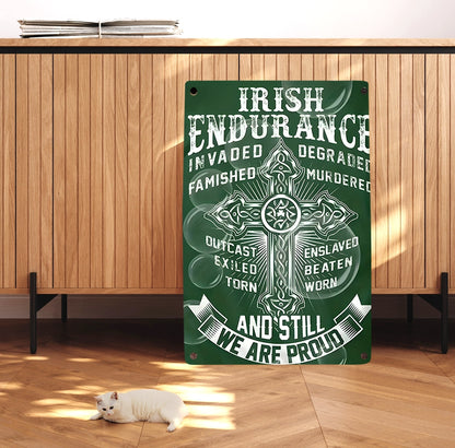 Shineful 2D Metal Sign Proud Irish Heritage