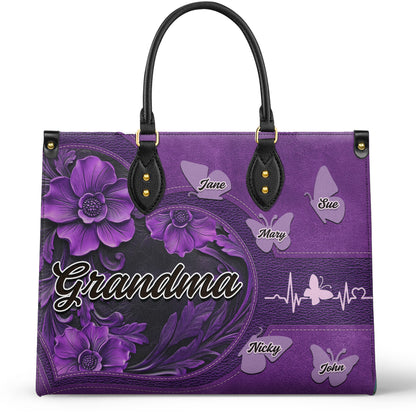 Shineful Leather Bag Eternal Love Grandma Butterfly