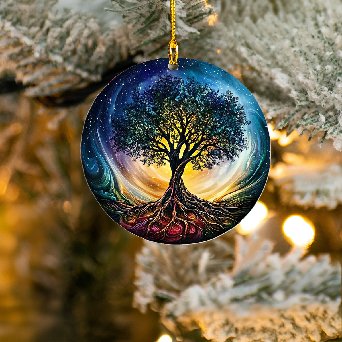 Shineful 2D Acrylic Ornament Cosmic Tree Of Life