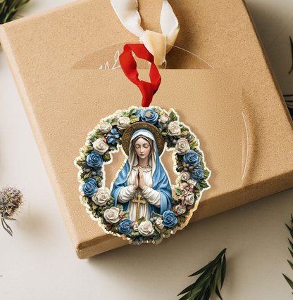 Shineful 2D Acrylic Ornament - Mary's Blessing