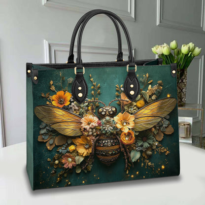 Shineful Leather Bag Queen Bee Elegance